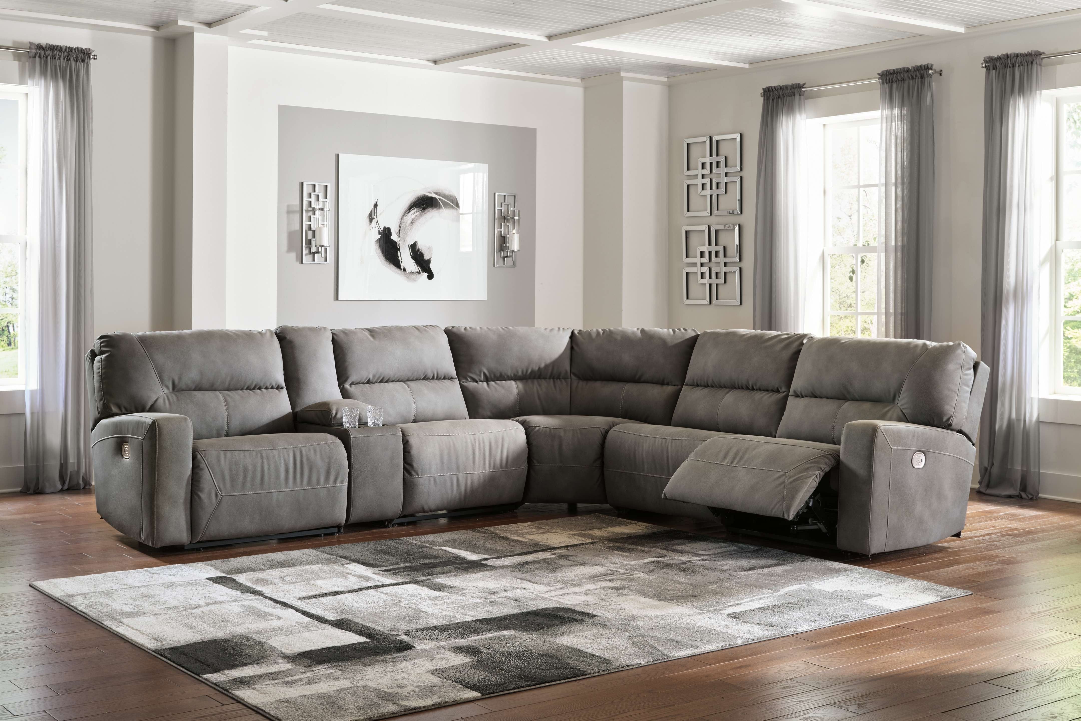 DuraPella 6 Pc Power Reclining Sectional