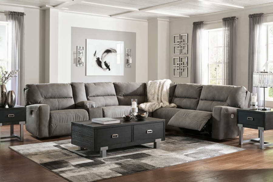 DuraPella 6 Pc Power Reclining Sectional
