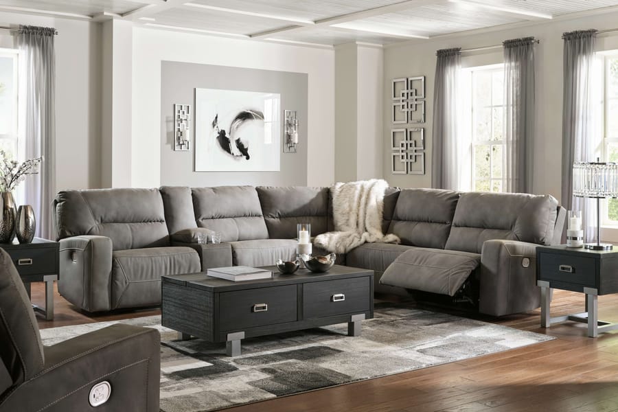 DuraPella 6 Pc Power Reclining Sectional