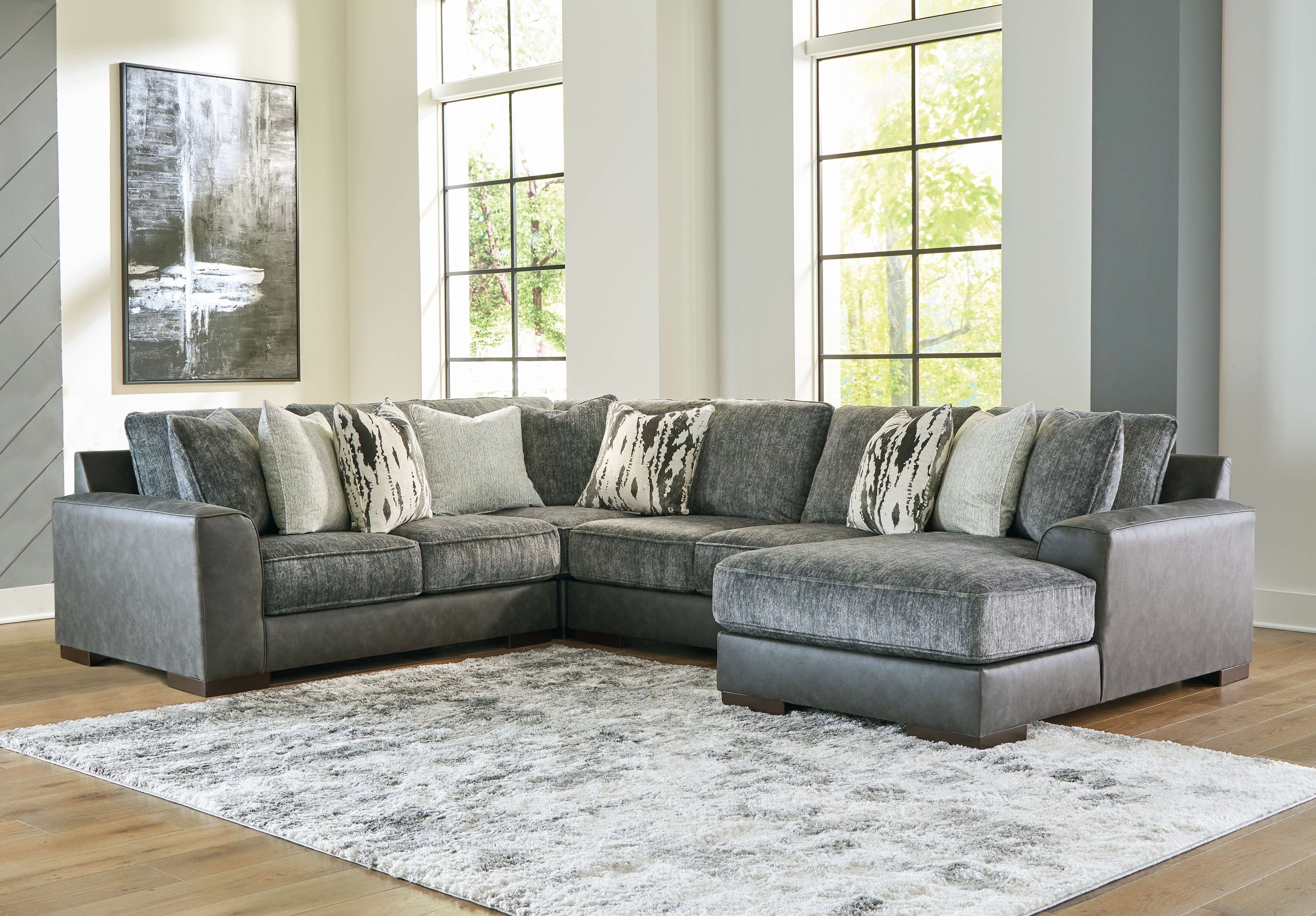 Ashley Living Room Sectional 17402-55-77-34-17