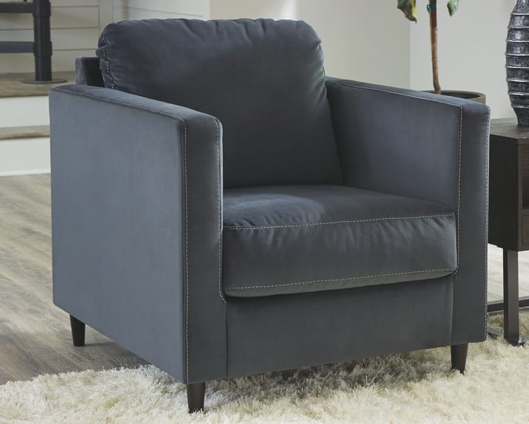 Ashley Living Room Chair with Ottoman 19803-20-14