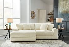Linda 2 Pc Sectional in Beige Fabric