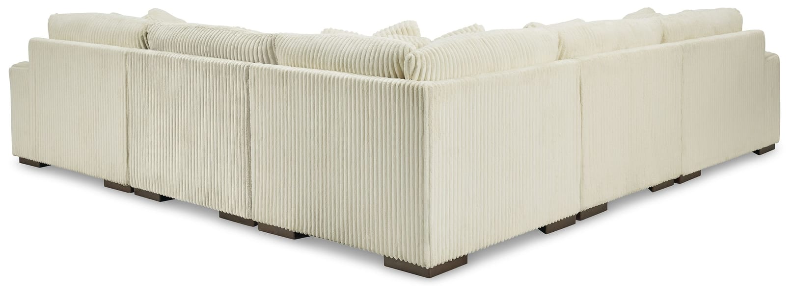 Linda 5 Pc Sectional in Beige Fabric