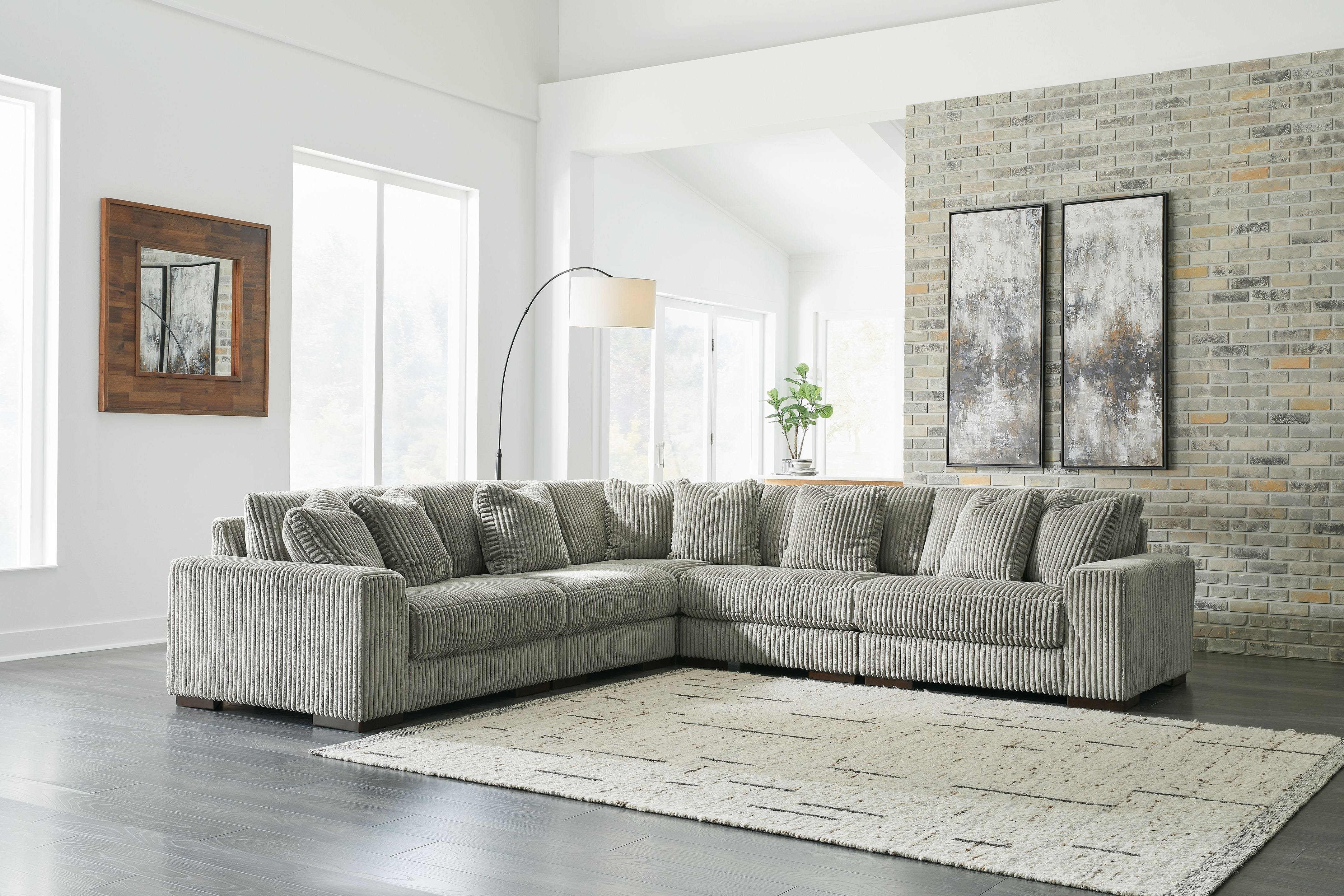 Ashley Living Room Sectional 21105-64-46-2-77-65