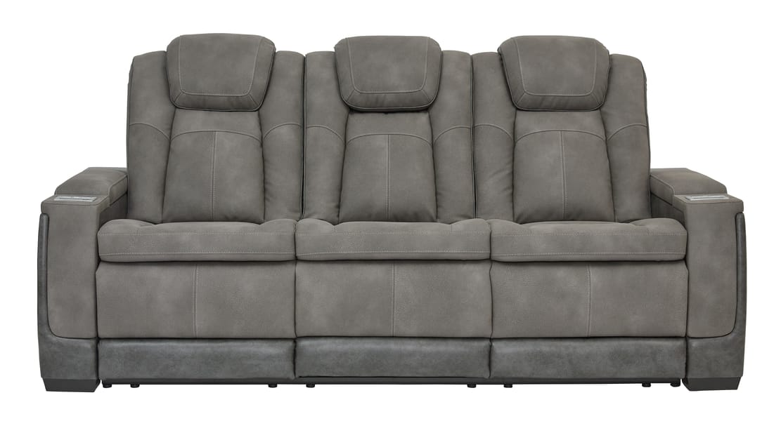 Ashley Living Room Power Reclining Sofa with Adjustable Headrest 2200415