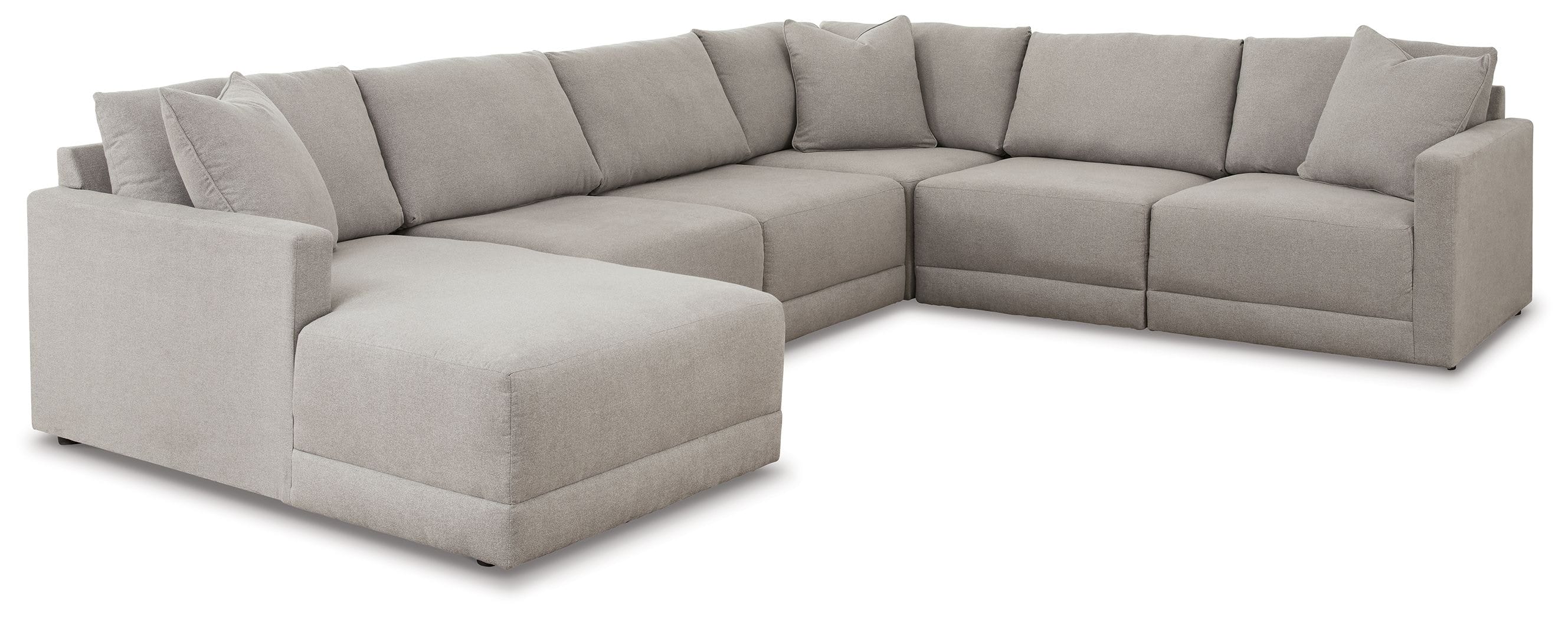 Ashley Living Room Left Arm Facing Corner Chaise 6 Pc Sectional 22201-16-46-3-77-65