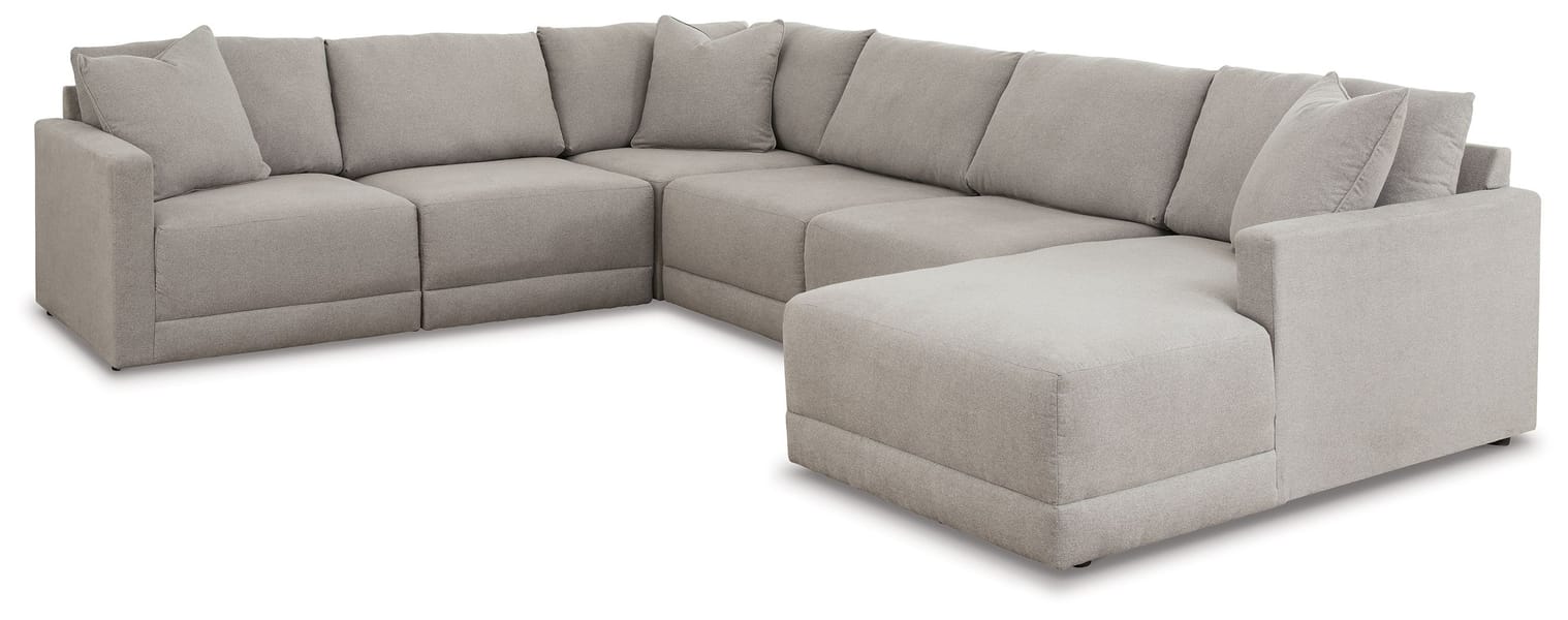 Ashley Living Room Right Arm Facing Corner Chaise 6 Pc Sectional 22201-64-46-3-77-17