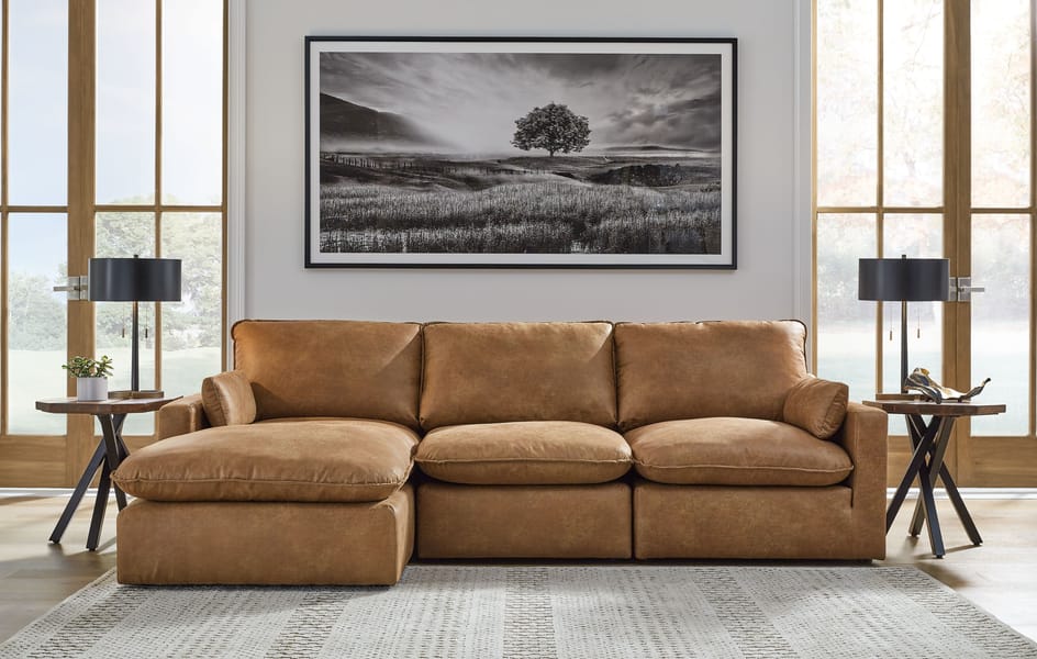 Ashley Living Room Left Arm Facing Corner Chaise 3 Pc Sectional 22501-16-46-65