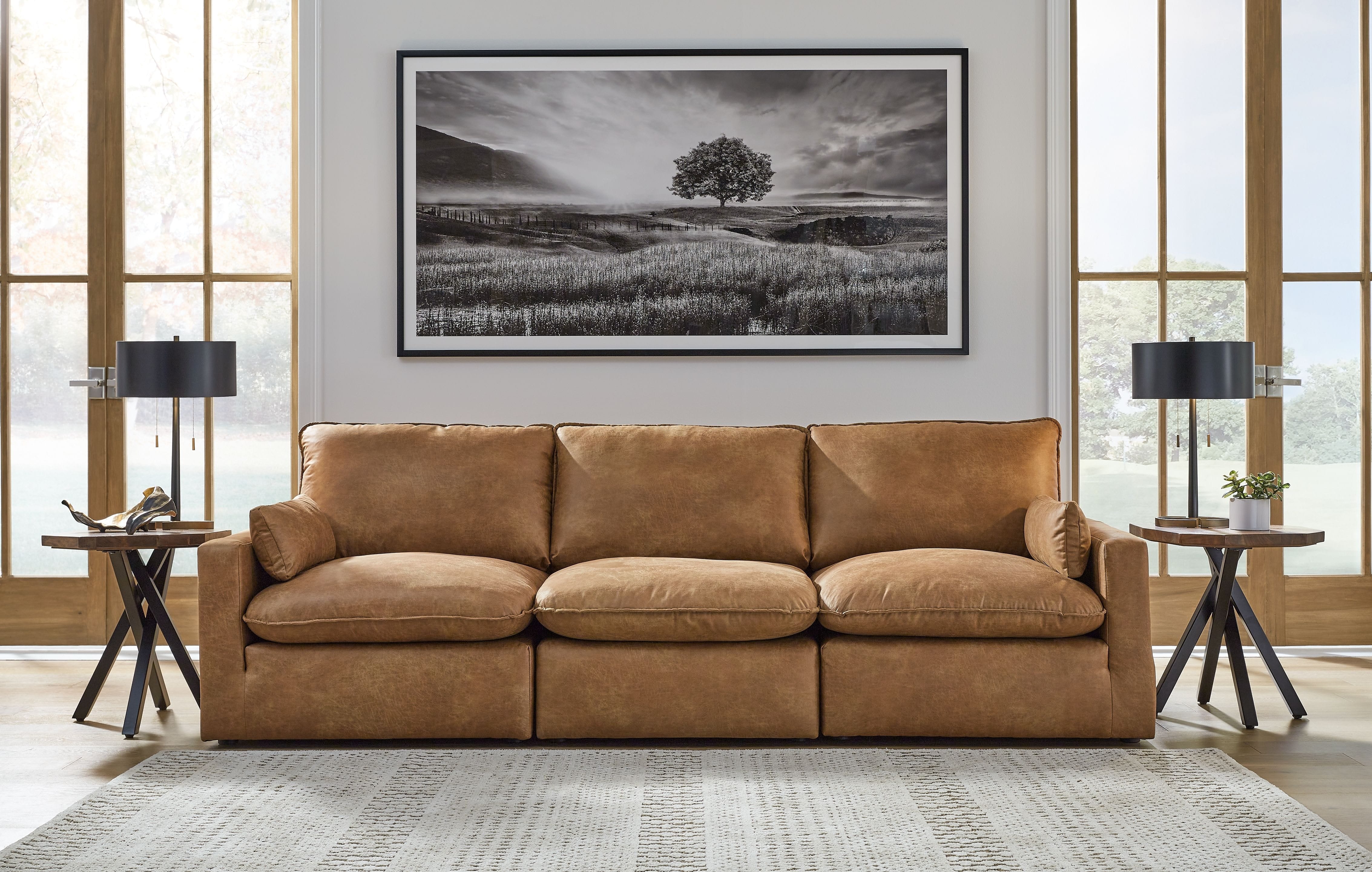 Ashley Living Room Sofa 3 Pc Sectional 22501-64-46-65