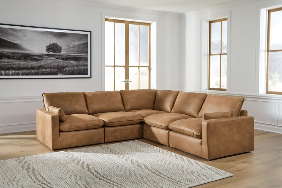 Ashley Living Room Left Arm Facing Corner Chair 5 Pc Sectional 22501-64-46-77-46-65