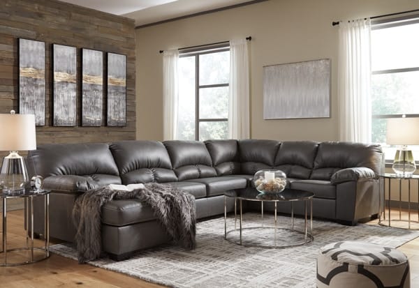 Ashley Living Room Sectional with Chaise 25601-16-34-49