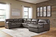 Ashley Living Room Sectional with Chaise 25601-48-34-17