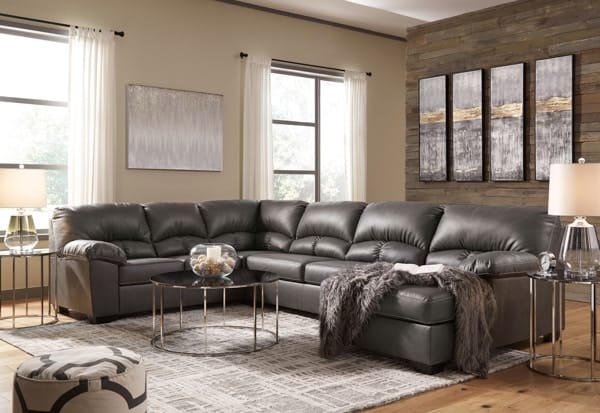 Ashley Living Room Sectional with Chaise 25601-48-34-17