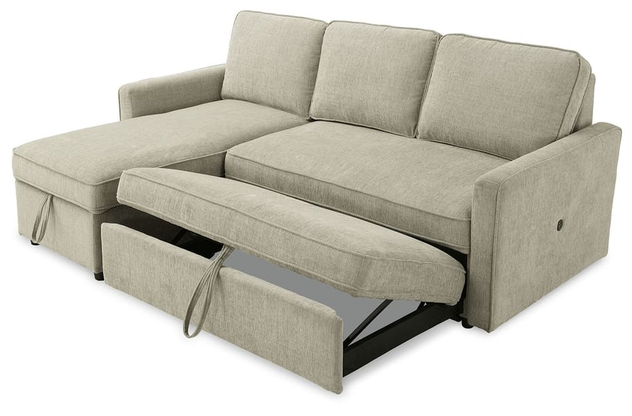 Ashley Living Room Pop Up Bed Sectional 26504-16-45