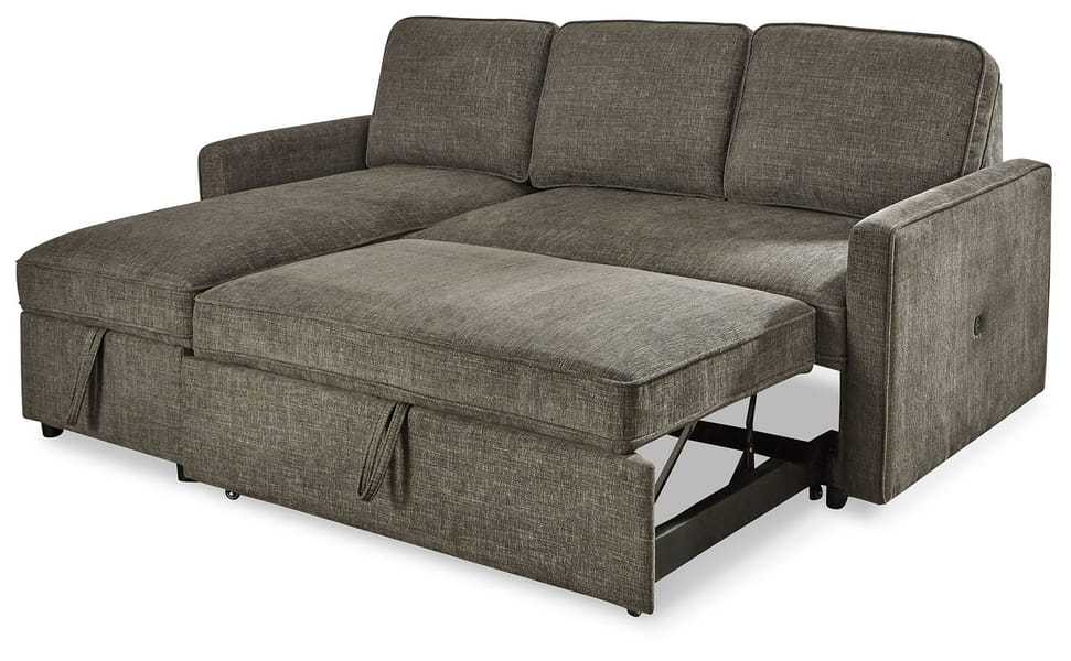 Ashley Living Room Pop Up Bed Sectional 26505-16-45