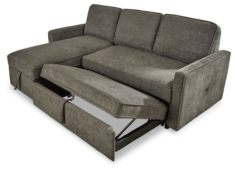 Ashley Living Room Pop Up Bed Sectional 26505-16-45