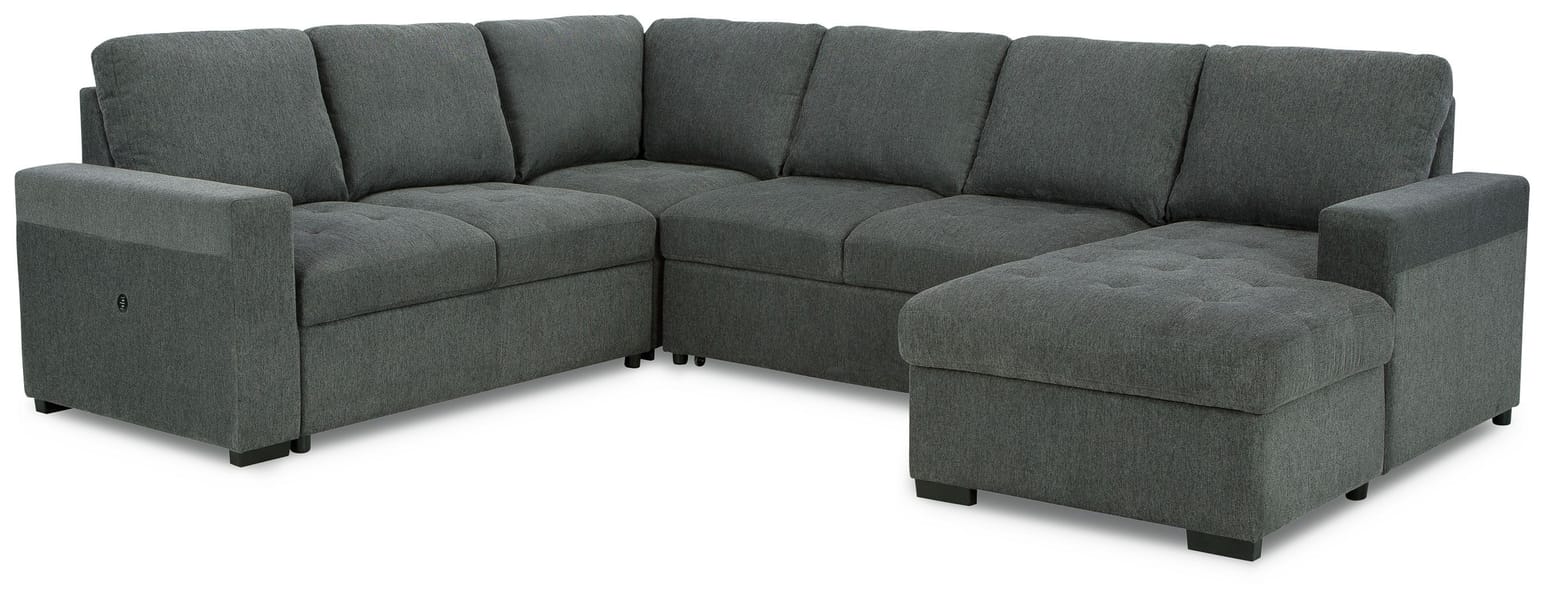 Ashley Living Room Pop Up Bed 3 Pc Sectional 26606-48-71-17