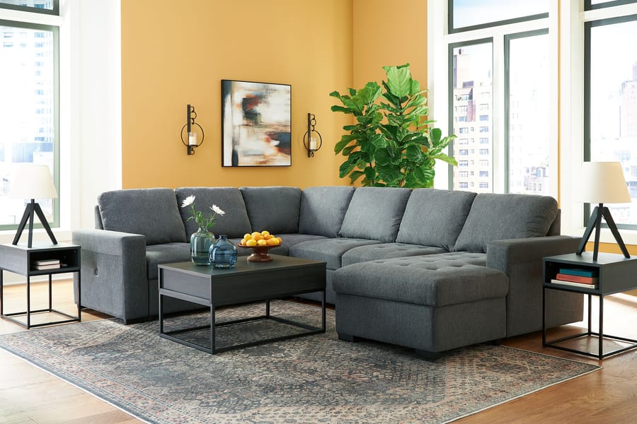 Ashley Living Room Pop Up Bed 3 Pc Sectional 26606-48-71-17