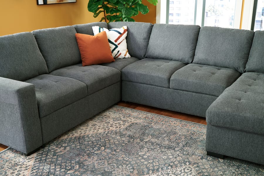 Ashley Living Room Pop Up Bed 3 Pc Sectional 26606-48-71-17