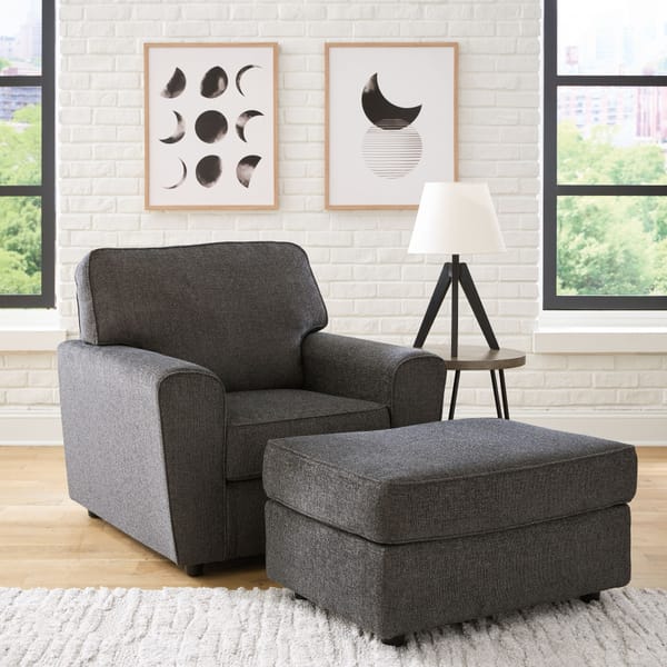 Ashley Living Room Chair and Ottoman 26804-20-14