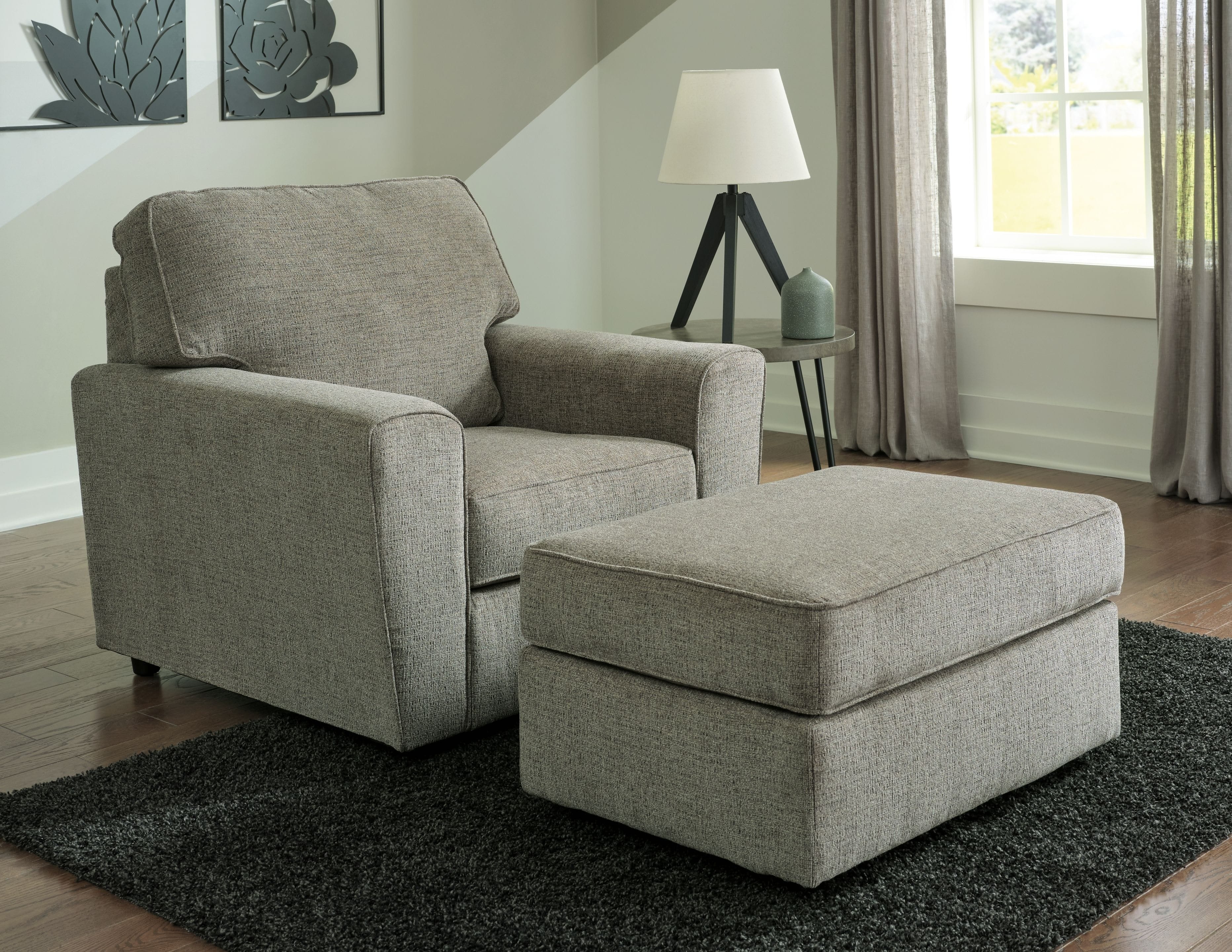 Ashley Living Room Chair and Ottoman 26805-20-14
