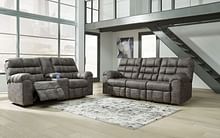 Ashley Living Room 2 Piece Reclining Sofa and Loveseat 28402-89-94