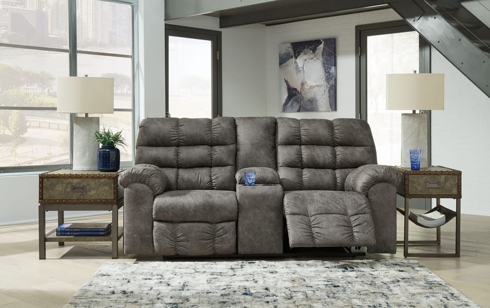 Ashley Living Room 2 Piece Reclining Sofa and Loveseat 28402-89-94