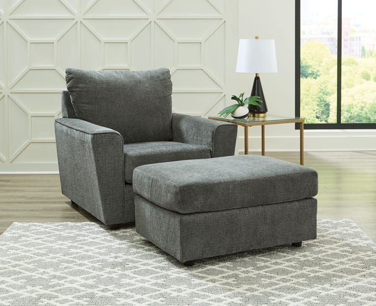 Ashley Living Room Chair and Ottoman 28502-20-14