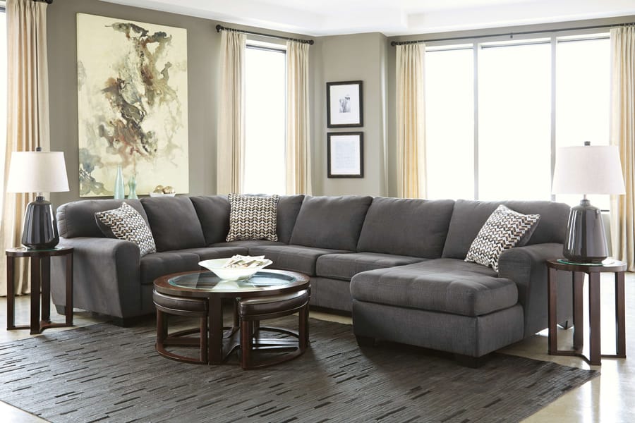 Ashley Living Room Sectional 28620-66-34-17