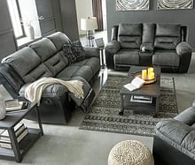Ashley Living Room 3 Piece Reclining Living Room Set 29102-88-94-25