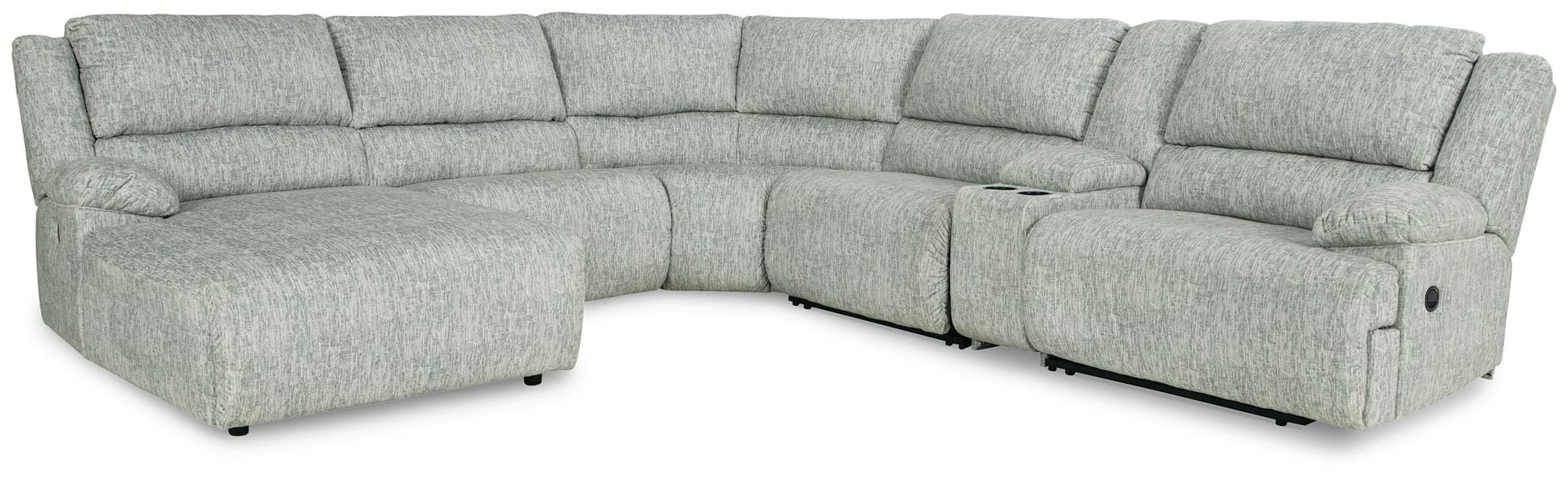Ashley Living Room Left Arm Facing Press Back Chaise 6 Pc Sectional 29302-05-46-77-19-57-41