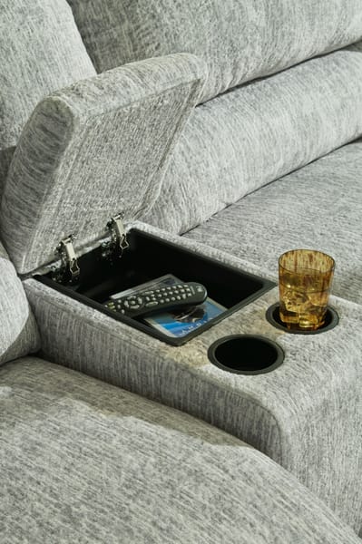 Ashley Living Room Left Arm Facing Recliner 6 Pc Sectional 29302-40-57-19-77-46-07