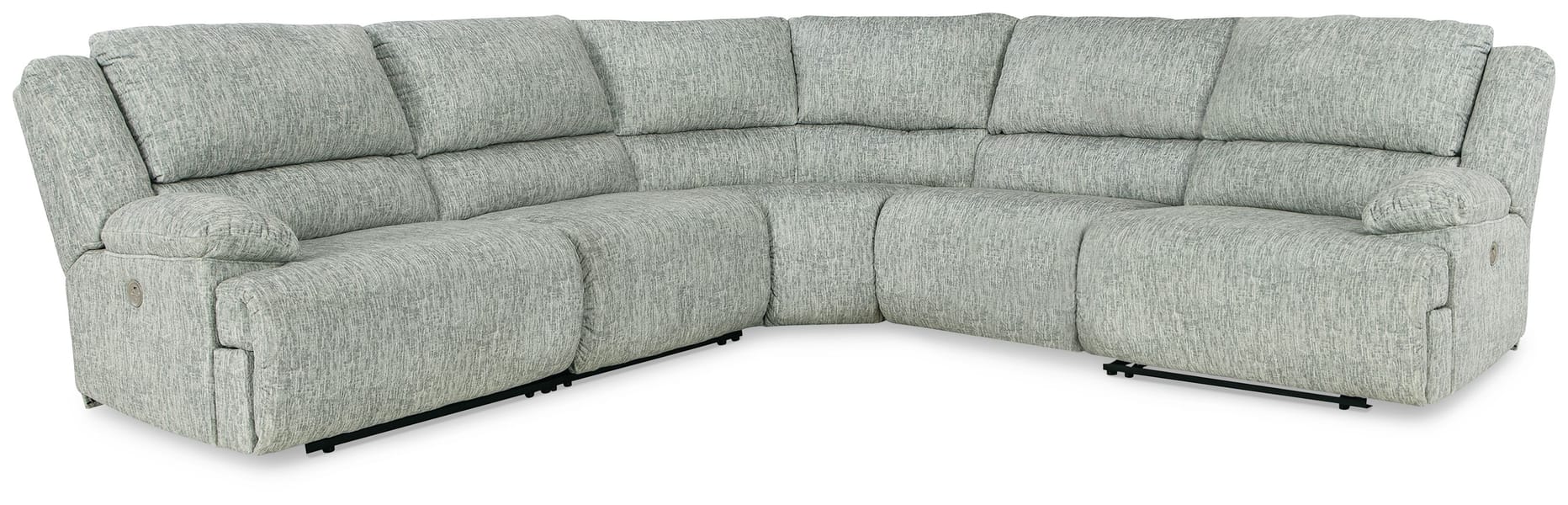 Ashley Living Room Left Arm Facing Power Recliner 4 Pc Sectional 29302-58-46-77-62