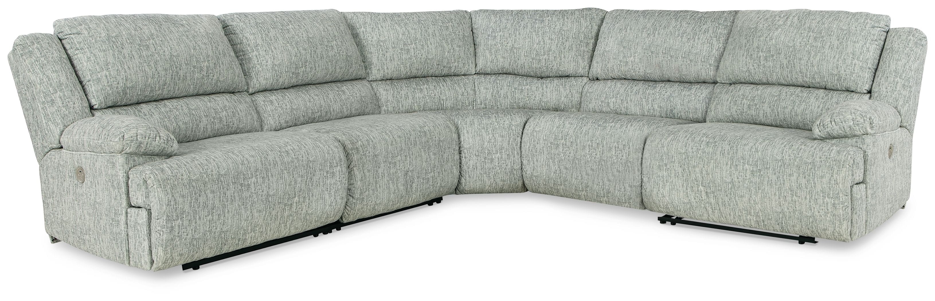 Ashley Living Room Left Arm Facing Power Recliner 4 Pc Sectional 29302-58-46-77-62
