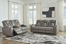 Ashley Living Room 2 Piece Reclining Sofa and Loveseat 29702-89-94