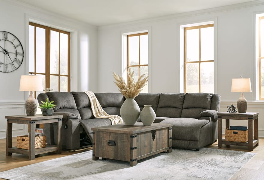 Ashley Living Room Reclining Sectional 30402-40-19-77-46-17