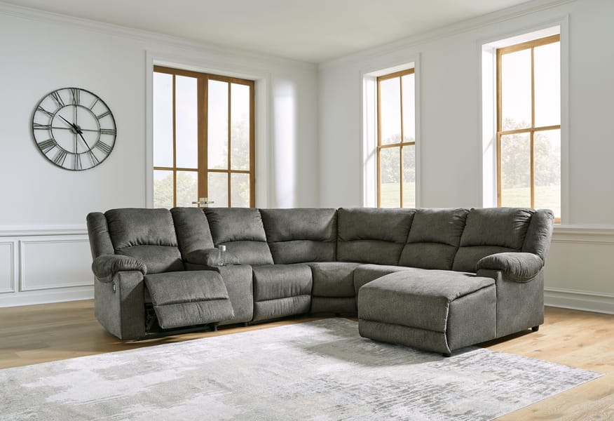 Ashley Living Room Reclining Sectional 30402-40-57-19-77-46-17