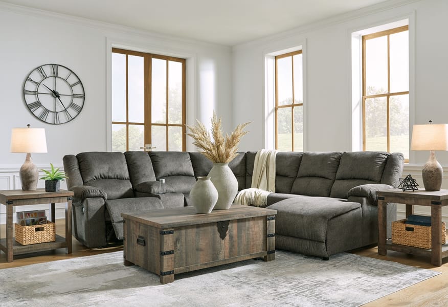 Ashley Living Room Reclining Sectional 30402-40-57-19-77-46-17
