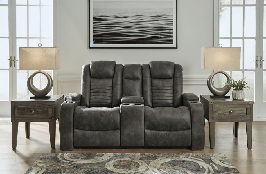 Ashley Living Room Power Reclining Sofa and Loveseat 30606-15-18