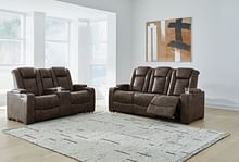 Ashley Living Room Power Reclining Sofa and Loveseat 30607-15-18