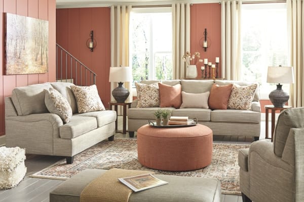 Ashley Living Room 5 Piece Living Room Set 30803-38-35-23-14-08