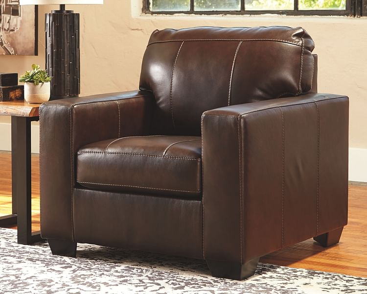 Ashley Living Room Chair with Ottoman 34502-20-14
