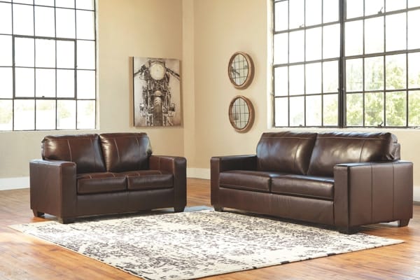 Ashley Living Room 2 Piece Reclining Living Room Set 34502-38-35
