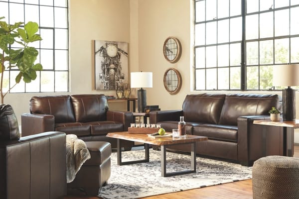 Ashley Living Room 2 Piece Reclining Living Room Set 34502-38-35