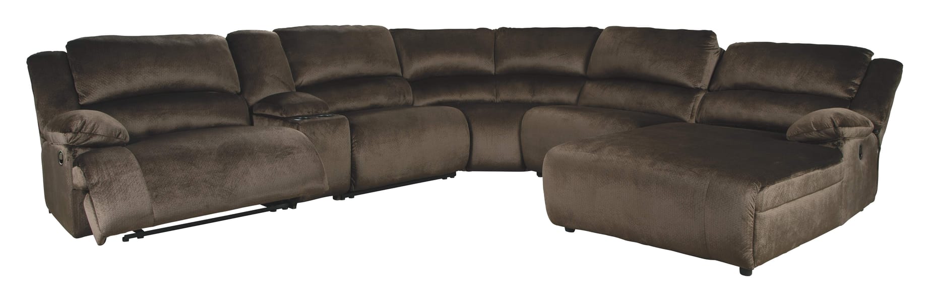 Ashley Living Room Reclining Sectional 36504-40-57-19-77-46-07