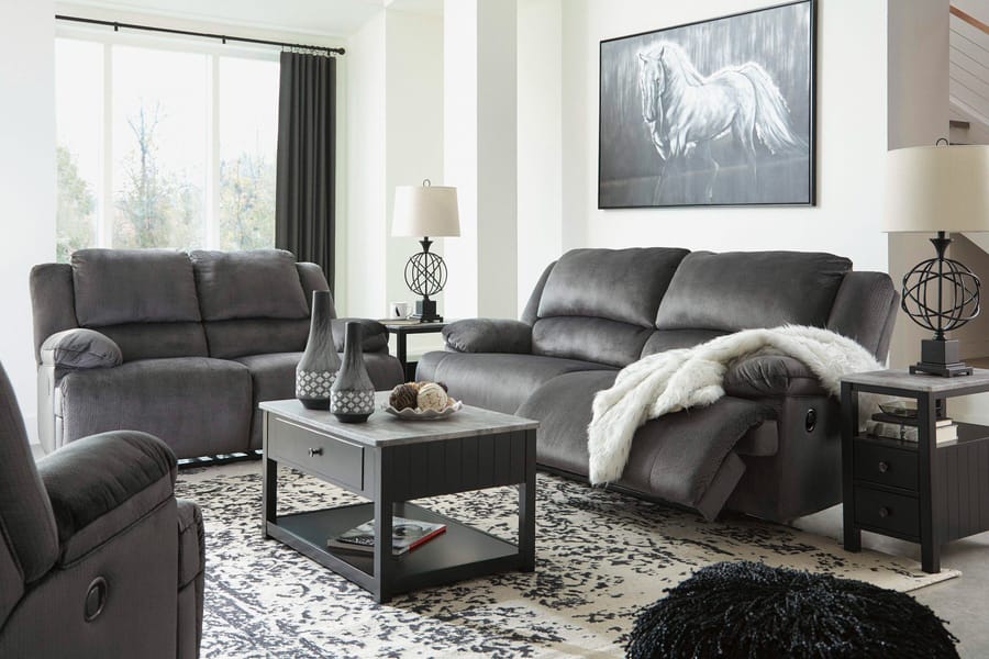 Ashley Living Room 3 Piece Reclining Living Room Set 36505-81-86-52