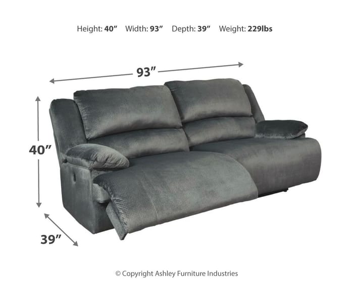 Ashley Living Room 3 Piece Reclining Living Room Set 36505-81-86-52