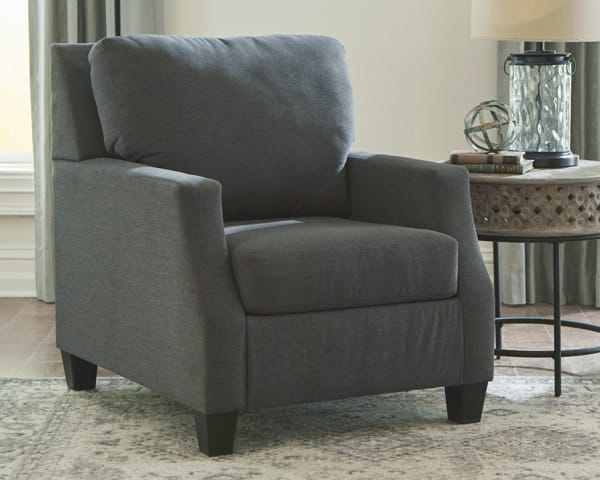 Ashley Living Room Chair with Ottoman 37801-20-14