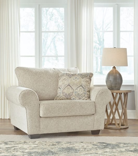 Ashley Living Room Chair and a Half with Ottoman 38901-23-14