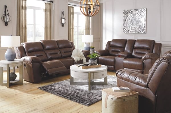 Ashley Living Room 3 Piece Reclining Living Room Set 39904-88-94-25